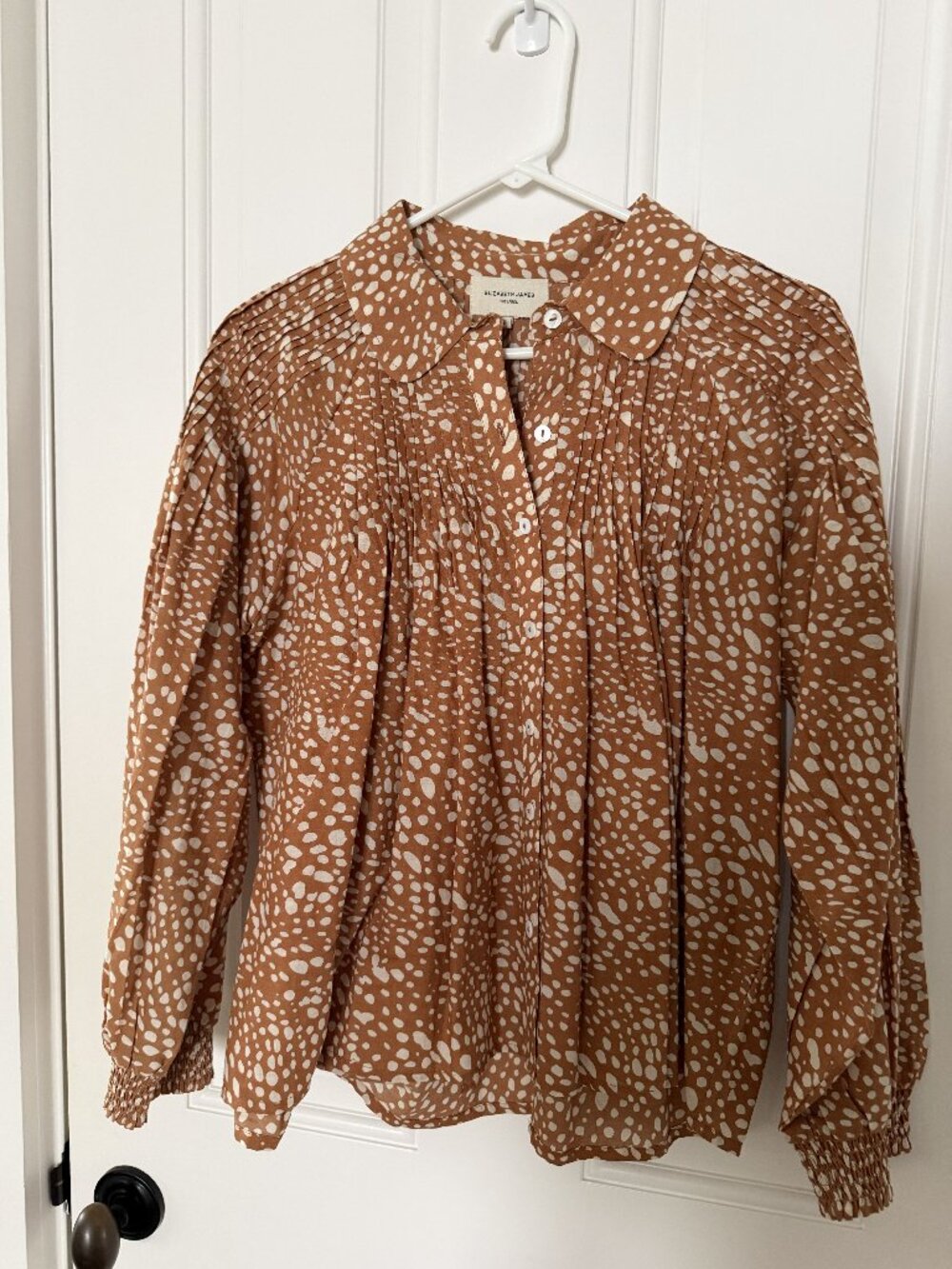 EUC Elizabeth James the Label Daphne Top in Wild Size- Size Small